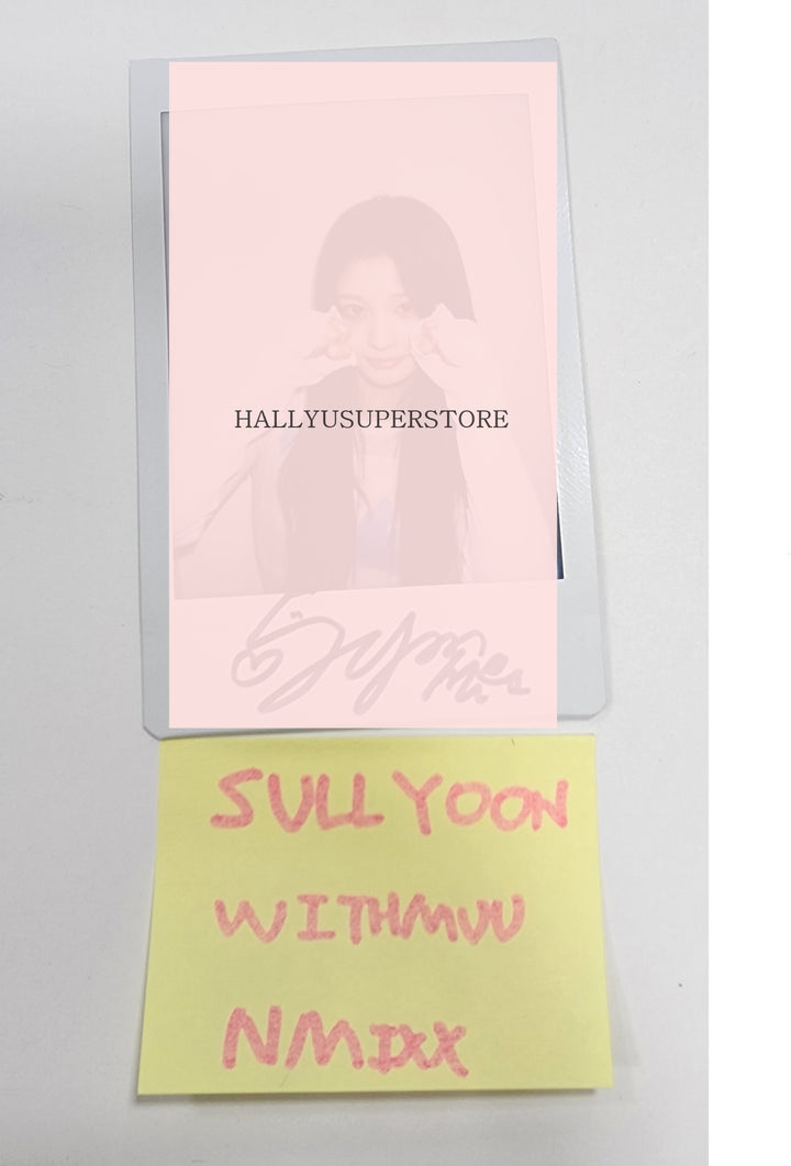 Sullyoon (Of NMIXX) "A Midsummer NMIXX’s Dream" - Hand Autographed(Signed) Polaroid - HALLYUSUPERSTORE