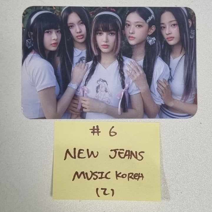 New Jeans "Get Up" 2nd EP - Music Korea Pre-Order Benefit Photocard - HALLYUSUPERSTORE