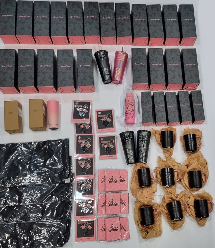BLACK PINK - Starbucks Korea X BLACKPINK Collaboration Official MD [Tumbler, Bottle, Tote Bag, Passprt Holder, Key chain, Mug Cup] - HALLYUSUPERSTORE