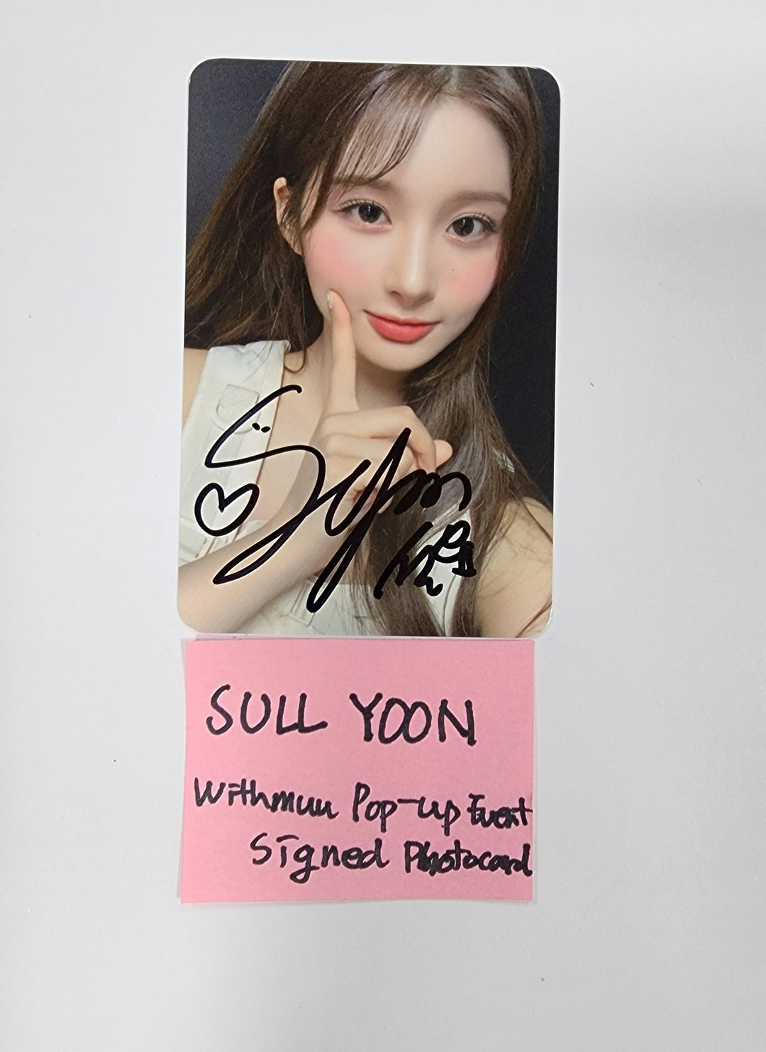 Sullyoon (Of NMIXX) "A Midsummer NMIXX’s Dream" - Hand Autographed(Signed) Photocard - HALLYUSUPERSTORE