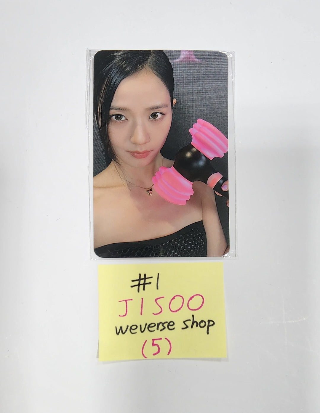 BLACK PINK - Official Light Stick Ver.2 Weverse Customer Special Event Photocard - HALLYUSUPERSTORE