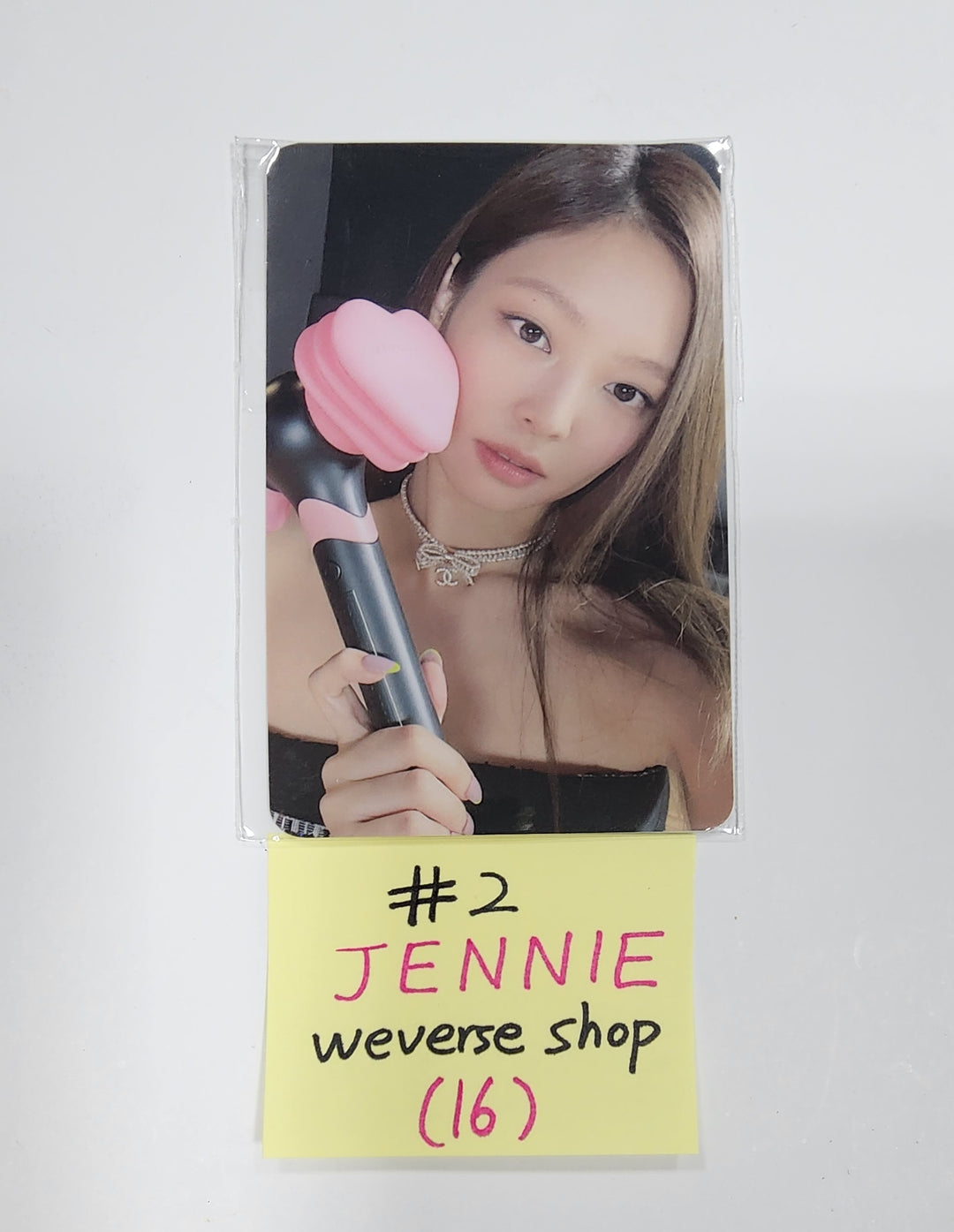 BLACK PINK - Official Light Stick Ver.2 Weverse Customer Special Event Photocard - HALLYUSUPERSTORE