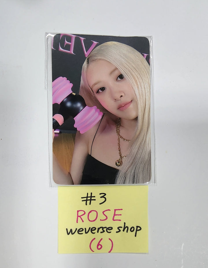 BLACK PINK - Official Light Stick Ver.2 Weverse Customer Special Event Photocard - HALLYUSUPERSTORE