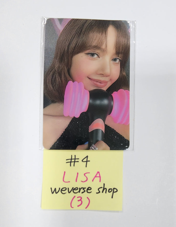 BLACK PINK - Official Light Stick Ver.2 Weverse Customer Special Event Photocard - HALLYUSUPERSTORE