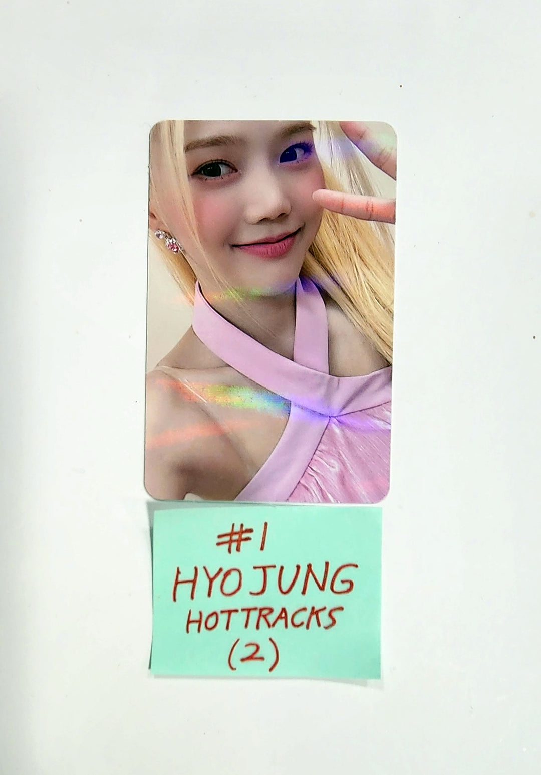Oh My Girl "Golden Hourglass" - Hottracks Pre-Order Benefit Hologram Photocard - HALLYUSUPERSTORE