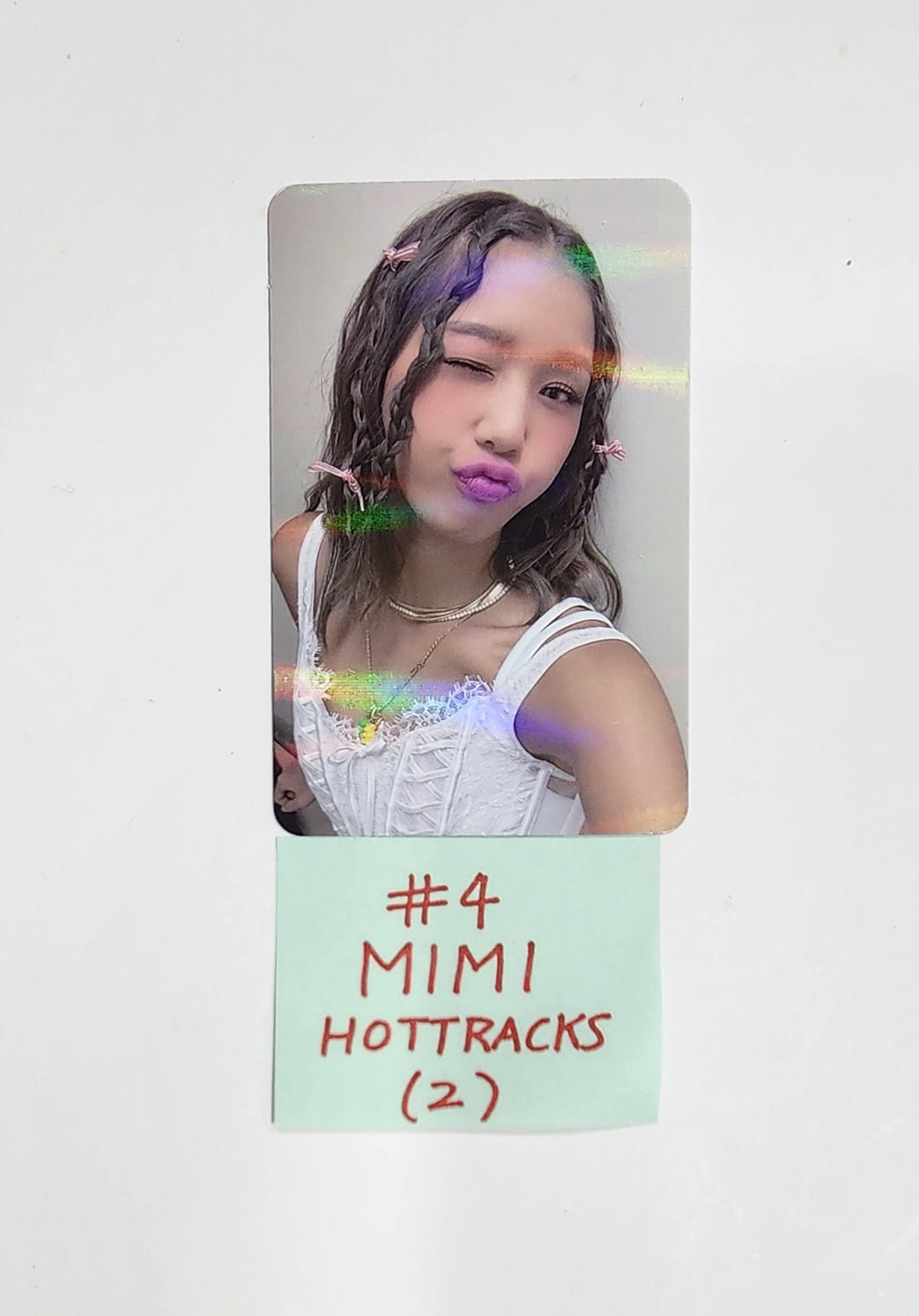 Oh My Girl "Golden Hourglass" - Hottracks Pre-Order Benefit Hologram Photocard - HALLYUSUPERSTORE