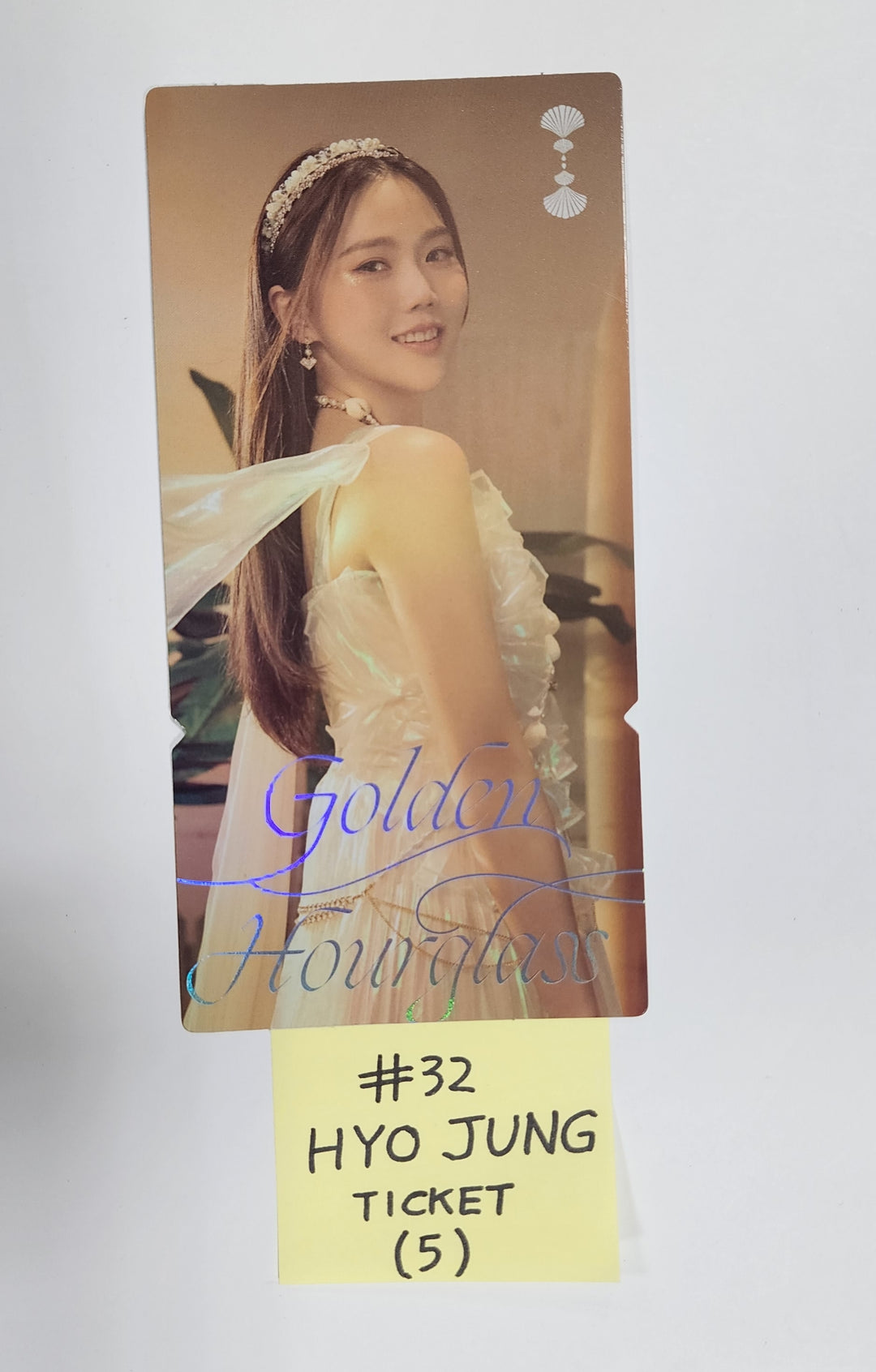 Oh My Girl "Golden Hourglass" - Official Photocard, Ticket - HALLYUSUPERSTORE