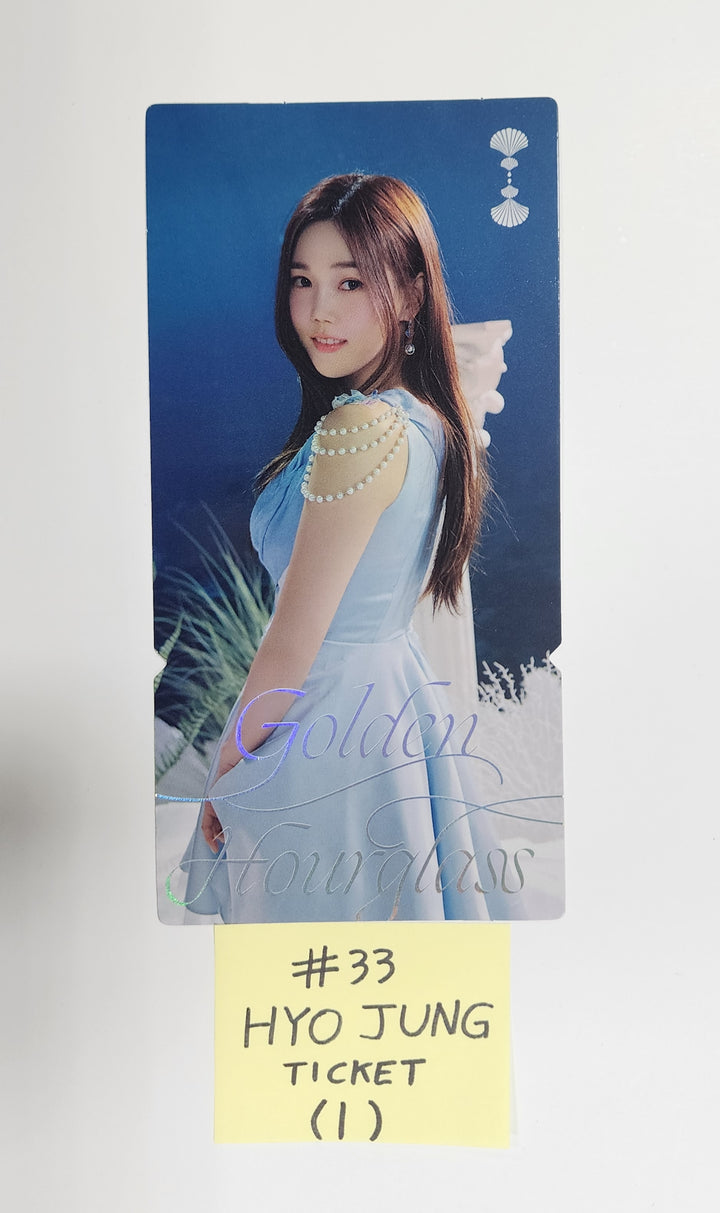 Oh My Girl "Golden Hourglass" - Official Photocard, Ticket - HALLYUSUPERSTORE