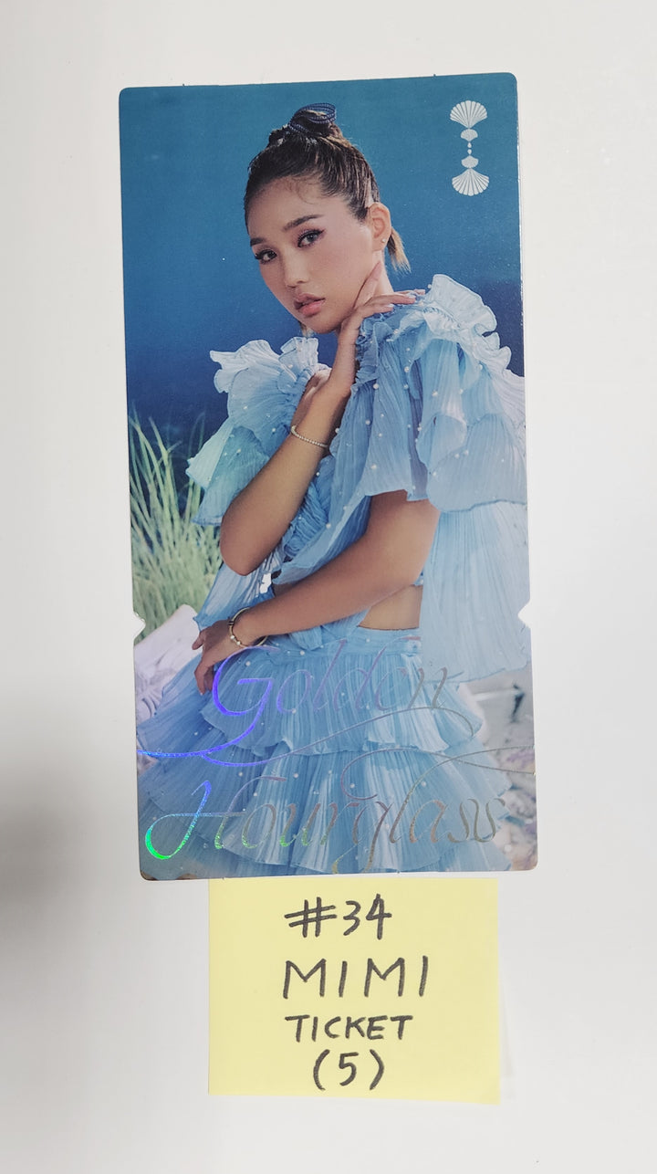 Oh My Girl "Golden Hourglass" - Official Photocard, Ticket - HALLYUSUPERSTORE