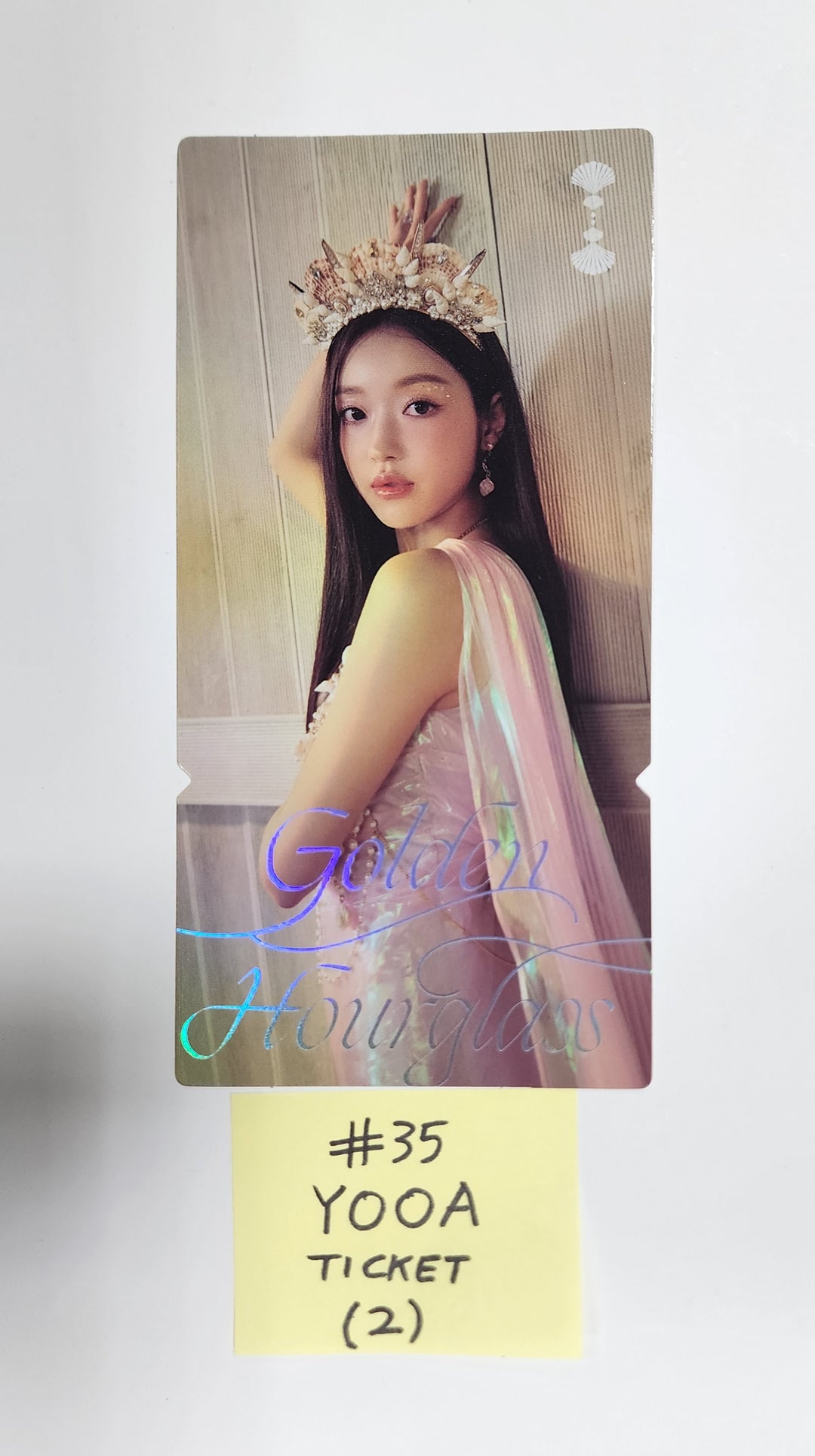 Oh My Girl "Golden Hourglass" - Official Photocard, Ticket - HALLYUSUPERSTORE