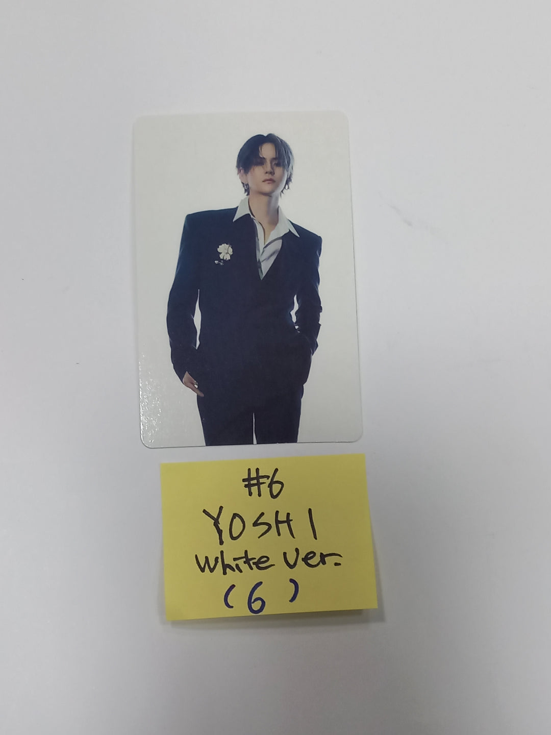 Treasure "REBOOT" - Official Photocard (White Ver.) - HALLYUSUPERSTORE