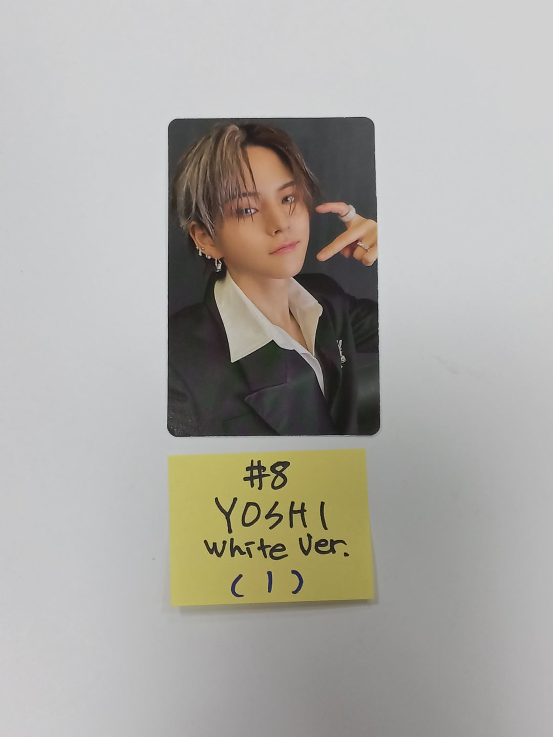 Treasure "REBOOT" - Official Photocard (White Ver.) - HALLYUSUPERSTORE