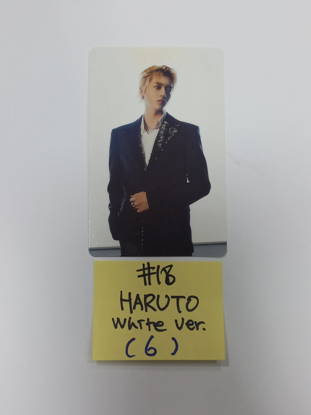 Treasure "REBOOT" - Official Photocard (White Ver.) - HALLYUSUPERSTORE
