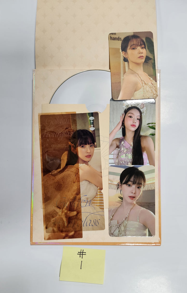 Oh My Girl "Golden Hourglass" - Hand Autographed(Signed) Promo Album - HALLYUSUPERSTORE