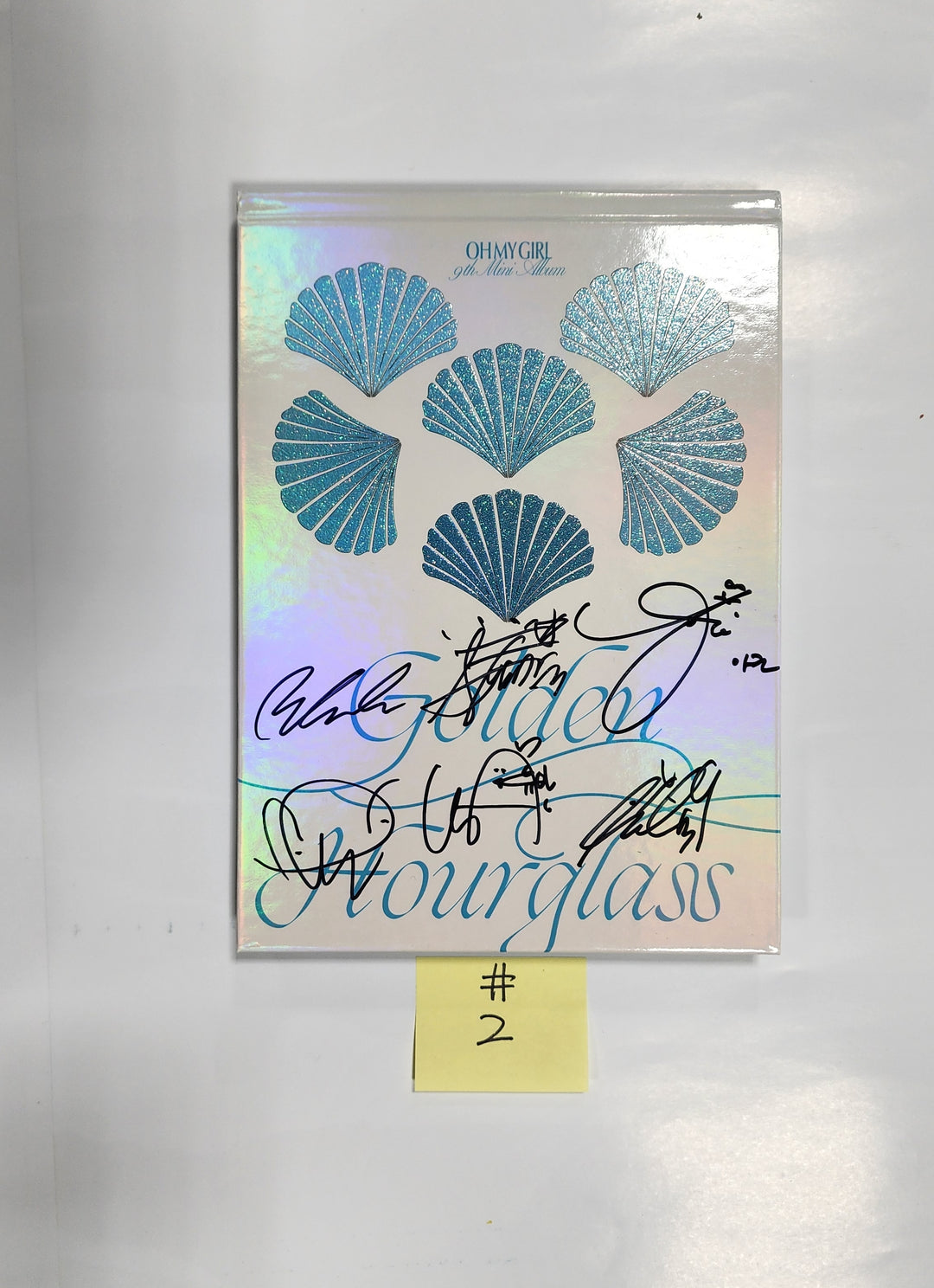 Oh My Girl "Golden Hourglass" - Hand Autographed(Signed) Promo Album - HALLYUSUPERSTORE
