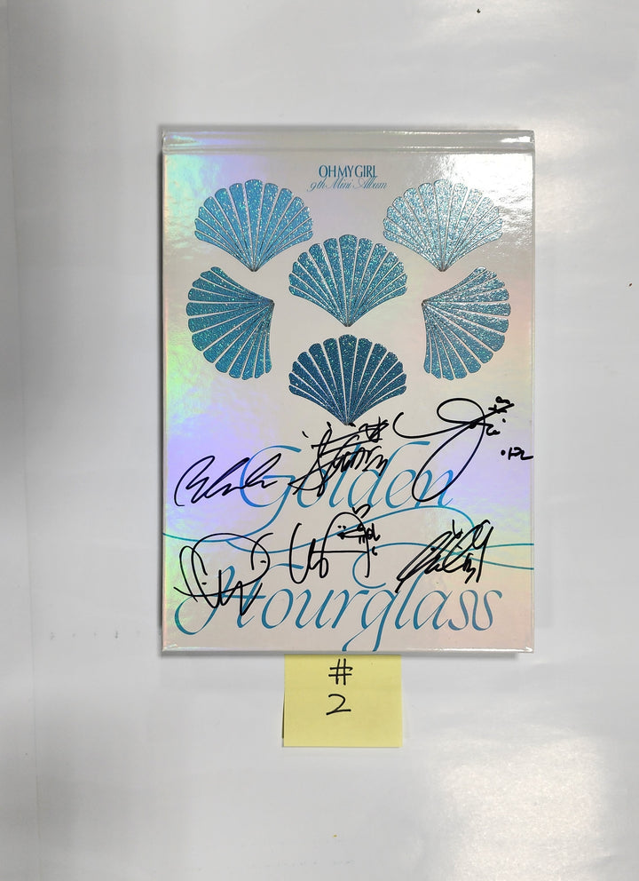 Oh My Girl "Golden Hourglass" - Hand Autographed(Signed) Promo Album - HALLYUSUPERSTORE