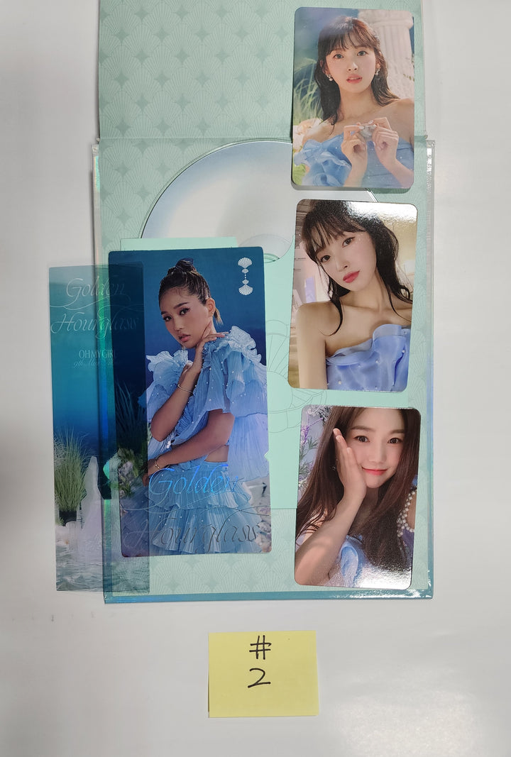 Oh My Girl "Golden Hourglass" - Hand Autographed(Signed) Promo Album - HALLYUSUPERSTORE