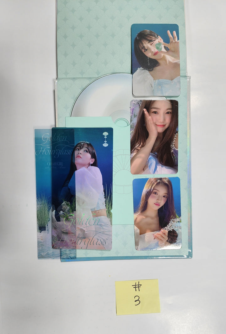 Oh My Girl "Golden Hourglass" - Hand Autographed(Signed) Promo Album - HALLYUSUPERSTORE