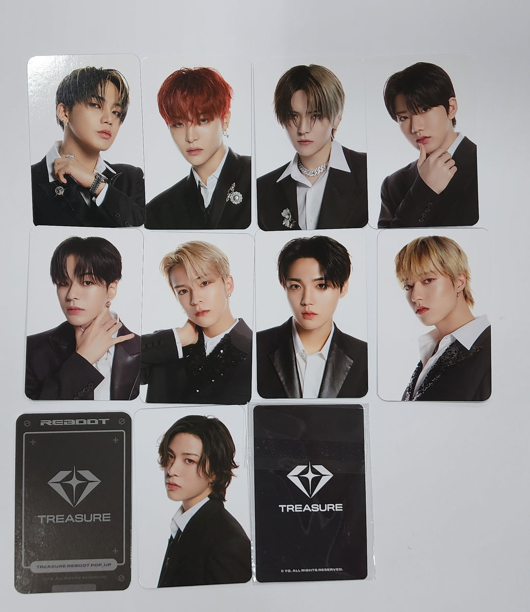 Treasure 2nd Full "REBOOT" - YG Official Pop-Up Store MD Event Photocard - HALLYUSUPERSTORE