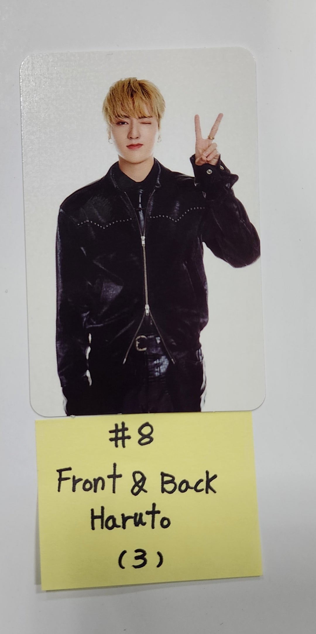 Treasure 2nd Full "REBOOT" - Official Photocard (YG Tag Album) [Front &amp; Back Photocard + Group Photocard] - HALLYUSUPERSTORE