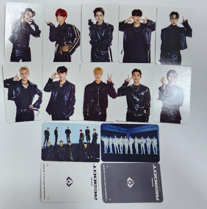Treasure 2nd Full "REBOOT" - Official Photocard (YG Tag Album) [Front &amp; Back Photocard + Group Photocard] - HALLYUSUPERSTORE