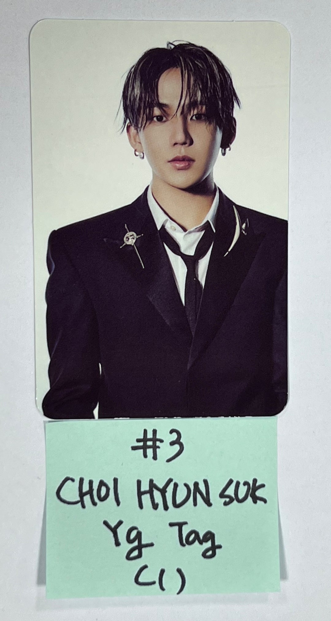 Treasure 2nd Full "REBOOT" - Official Photocard (YG Tag Album) [White &amp; Red Ver.] - HALLYUSUPERSTORE