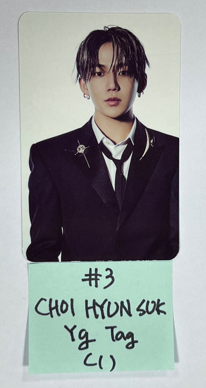 Treasure 2nd Full "REBOOT" - Official Photocard (YG Tag Album) [White &amp; Red Ver.] - HALLYUSUPERSTORE