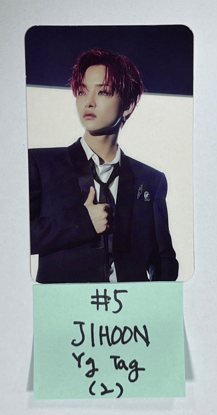 Treasure 2nd Full "REBOOT" - Official Photocard (YG Tag Album) [White &amp; Red Ver.] - HALLYUSUPERSTORE