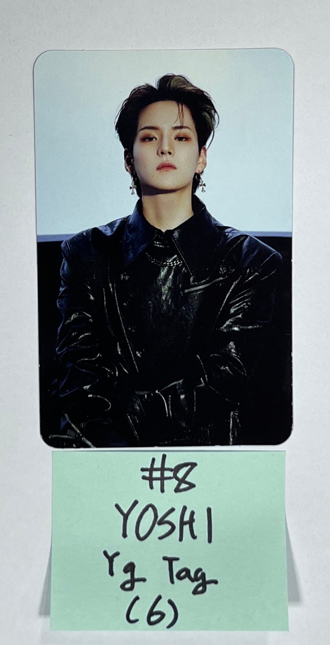 Treasure 2nd Full "REBOOT" - Official Photocard (YG Tag Album) [White &amp; Red Ver.] - HALLYUSUPERSTORE
