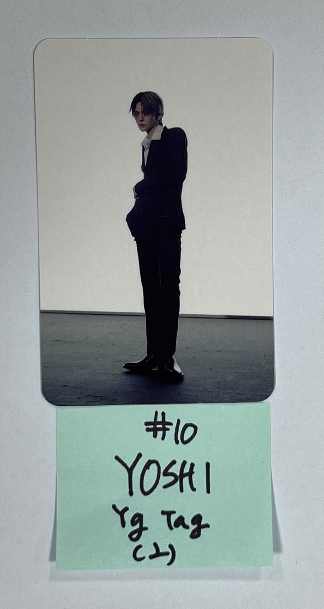 Treasure 2nd Full "REBOOT" - Official Photocard (YG Tag Album) [White &amp; Red Ver.] - HALLYUSUPERSTORE