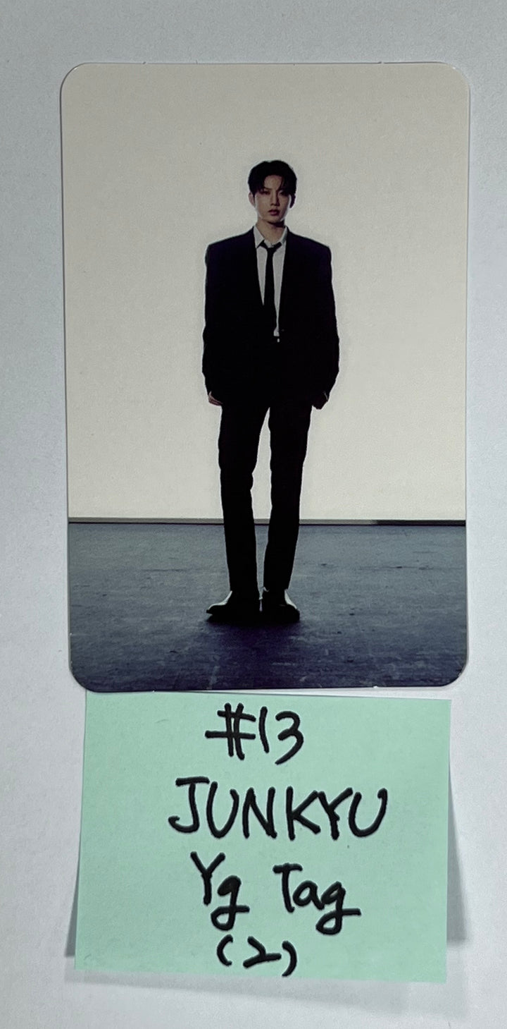 Treasure 2nd Full "REBOOT" - Official Photocard (YG Tag Album) [White &amp; Red Ver.] - HALLYUSUPERSTORE