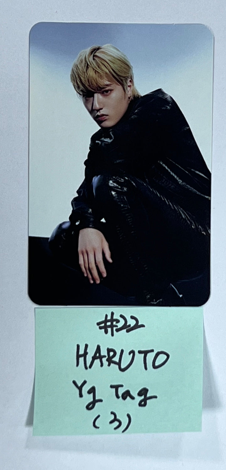 Treasure 2nd Full "REBOOT" - Official Photocard (YG Tag Album) [White &amp; Red Ver.] - HALLYUSUPERSTORE