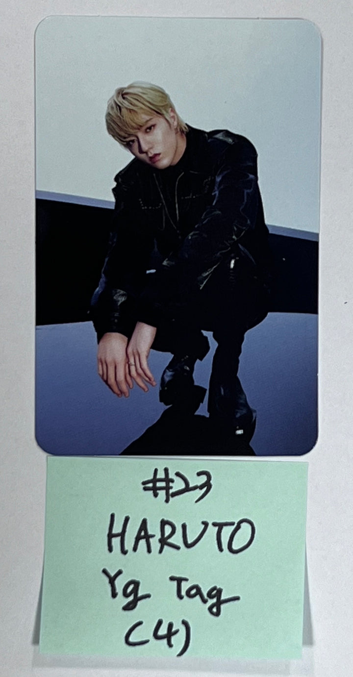 Treasure 2nd Full "REBOOT" - Official Photocard (YG Tag Album) [White &amp; Red Ver.] - HALLYUSUPERSTORE