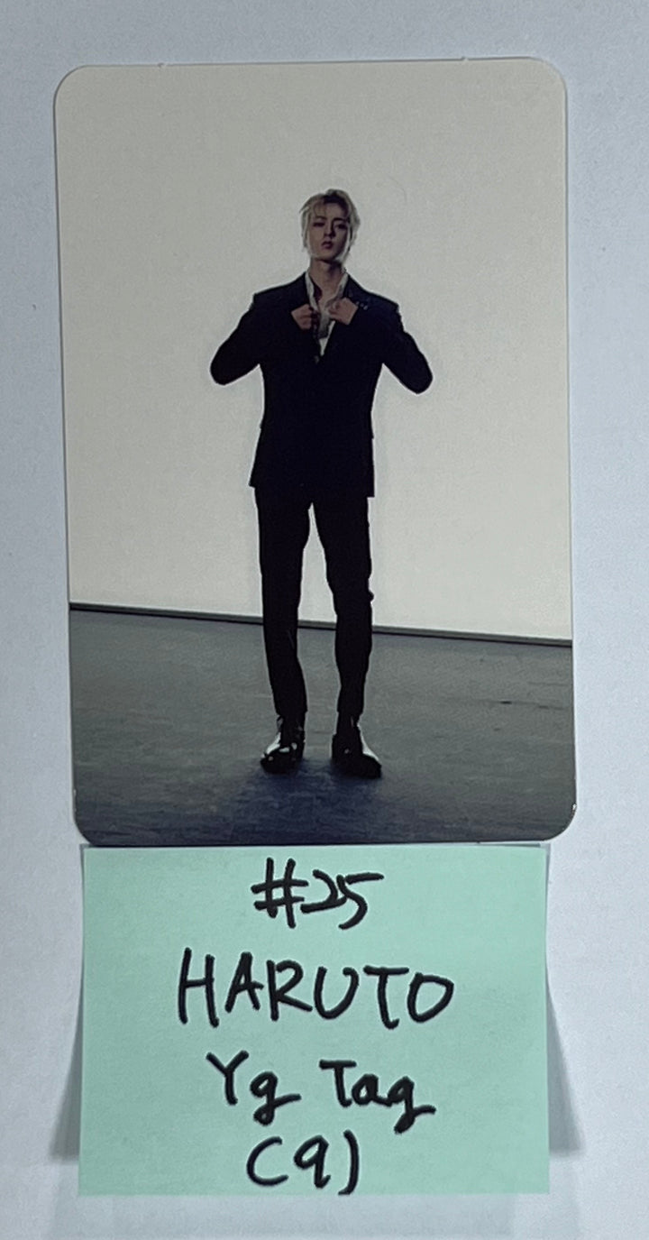 Treasure 2nd Full "REBOOT" - Official Photocard (YG Tag Album) [White &amp; Red Ver.] - HALLYUSUPERSTORE