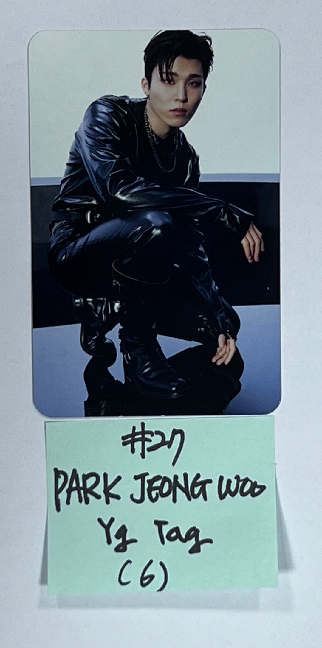 Treasure 2nd Full "REBOOT" - Official Photocard (YG Tag Album) [White &amp; Red Ver.] - HALLYUSUPERSTORE