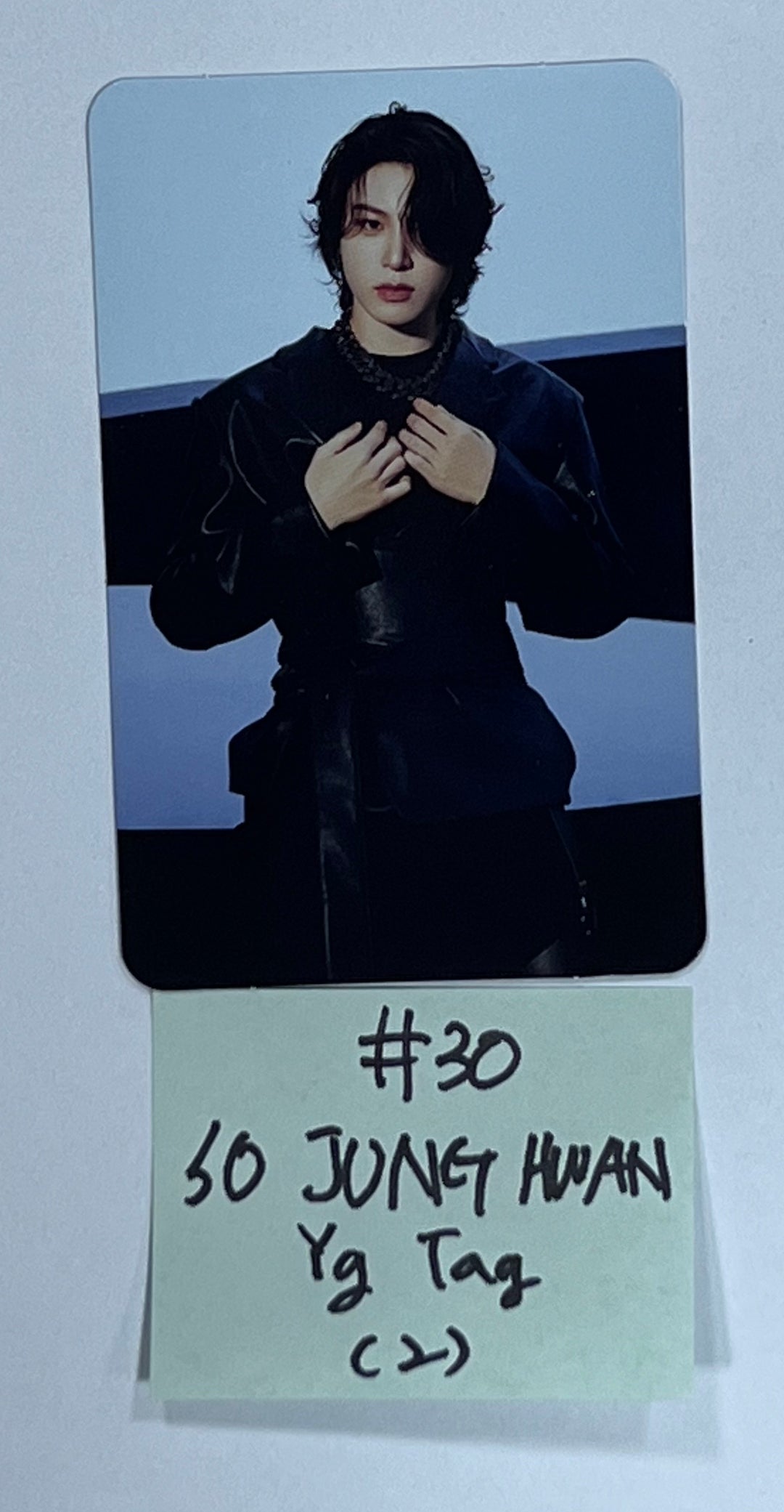Treasure 2nd Full "REBOOT" - Official Photocard (YG Tag Album) [White &amp; Red Ver.] - HALLYUSUPERSTORE