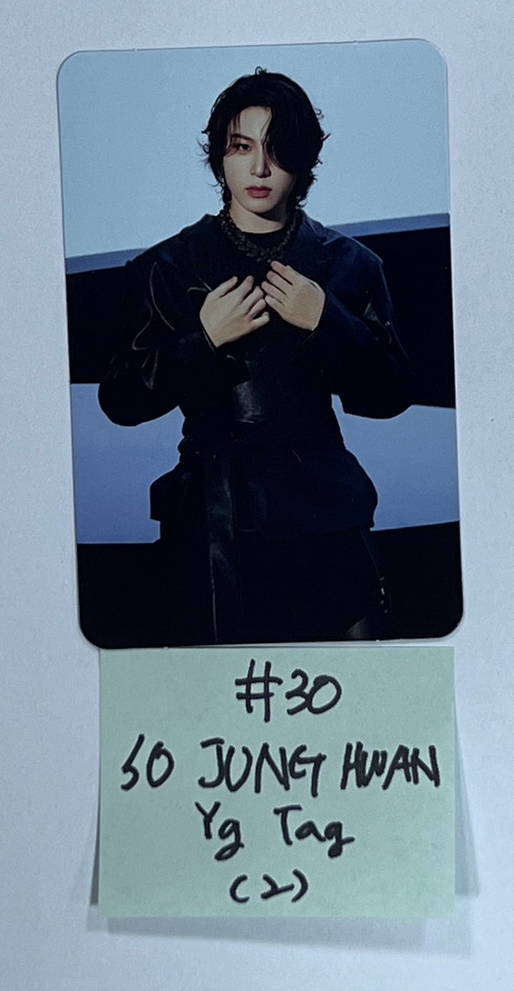 Treasure 2nd Full "REBOOT" - Official Photocard (YG Tag Album) [White &amp; Red Ver.] - HALLYUSUPERSTORE