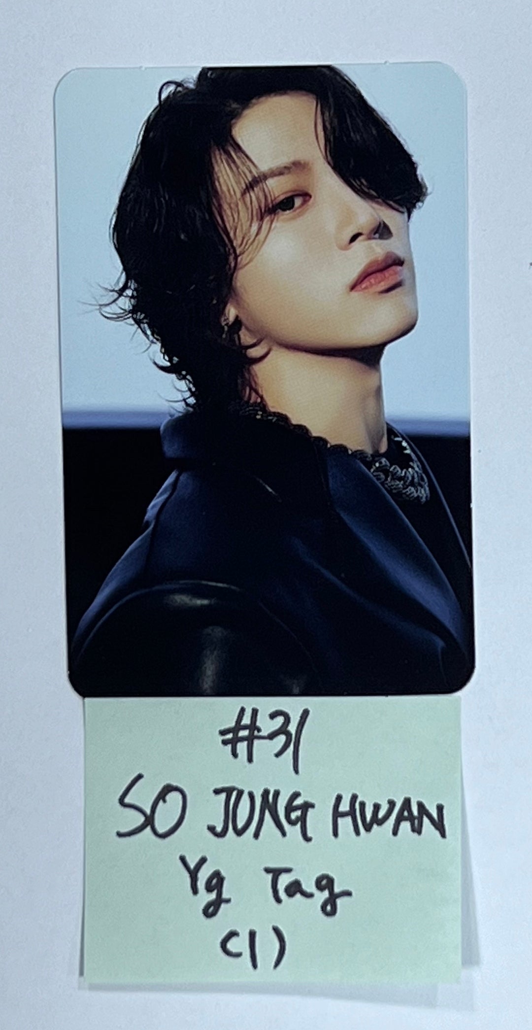 Treasure 2nd Full "REBOOT" - Official Photocard (YG Tag Album) [White &amp; Red Ver.] - HALLYUSUPERSTORE