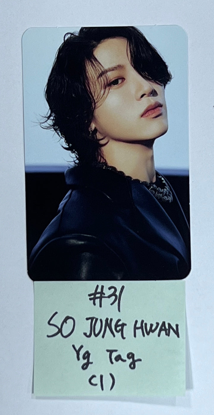 Treasure 2nd Full "REBOOT" - Official Photocard (YG Tag Album) [White &amp; Red Ver.] - HALLYUSUPERSTORE