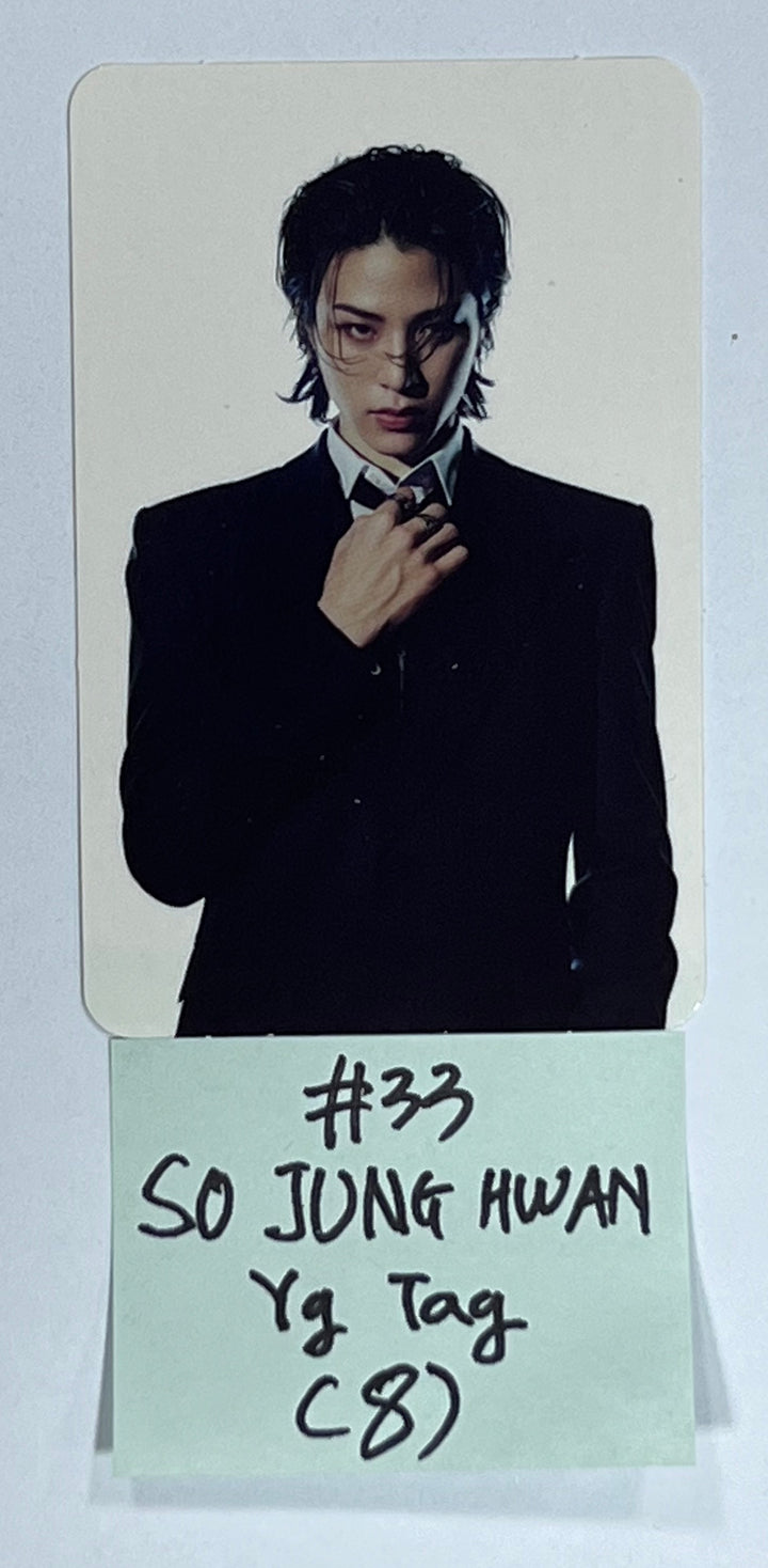 Treasure 2nd Full "REBOOT" - Official Photocard (YG Tag Album) [White &amp; Red Ver.] - HALLYUSUPERSTORE