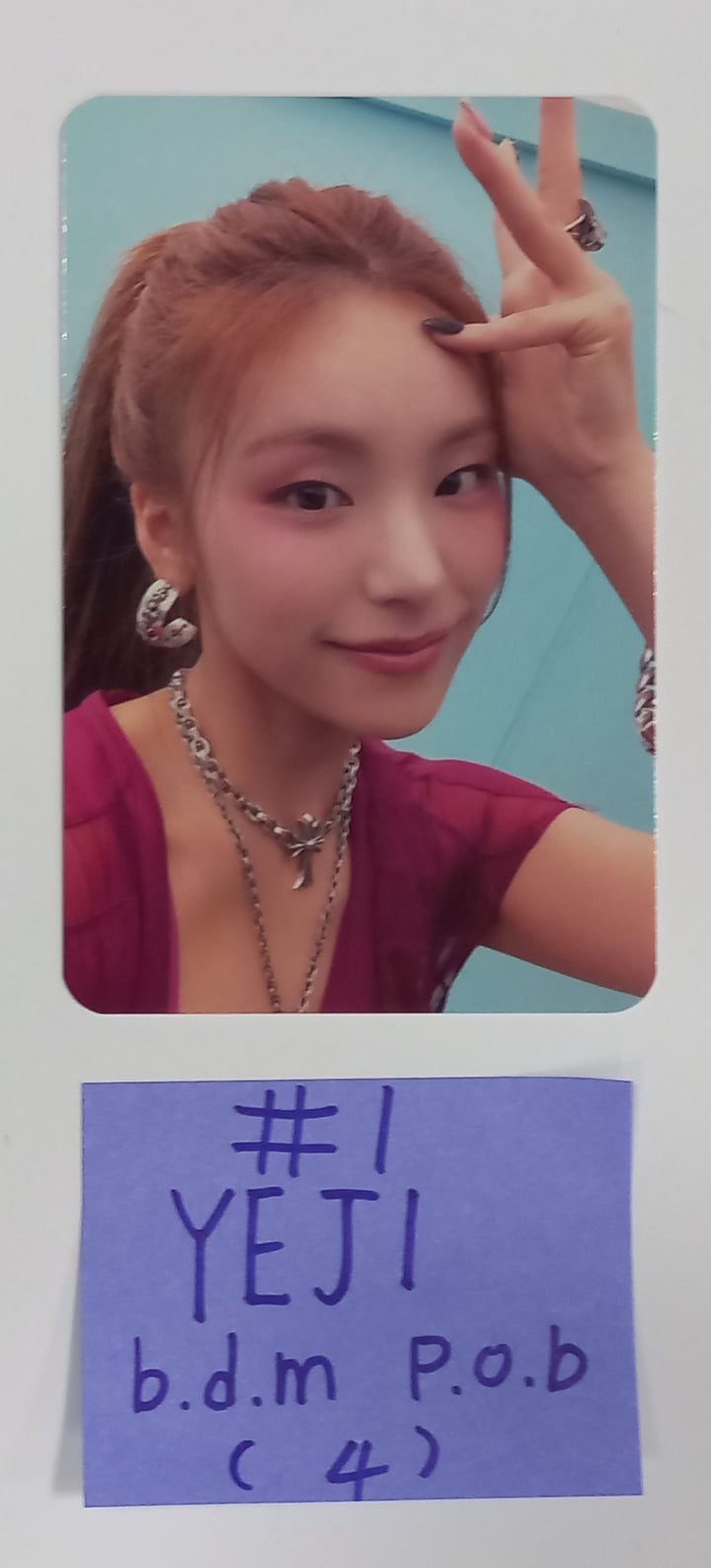ITZY "KILL MY DOUBT" - Blue Dream Media Pre-Order Benefit Photocard - HALLYUSUPERSTORE