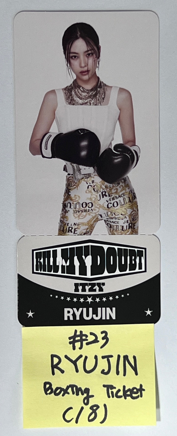 ITZY "KILL MY DOUBT" - Official Photocard &amp; Ticket [Restocked 8/4] - HALLYUSUPERSTORE
