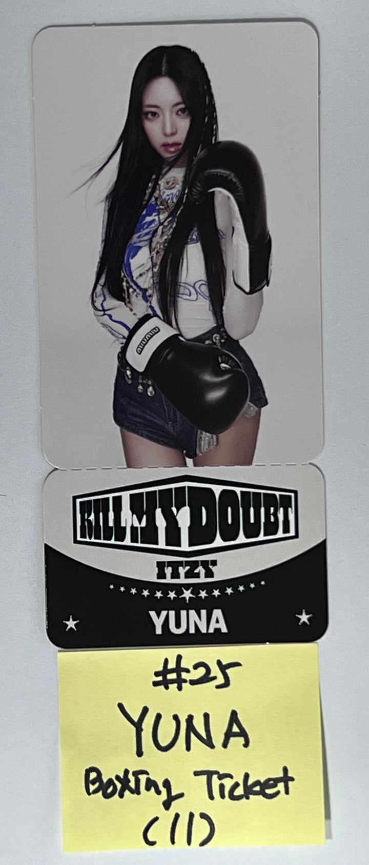 ITZY "KILL MY DOUBT" - Official Photocard &amp; Ticket [Restocked 8/4] - HALLYUSUPERSTORE
