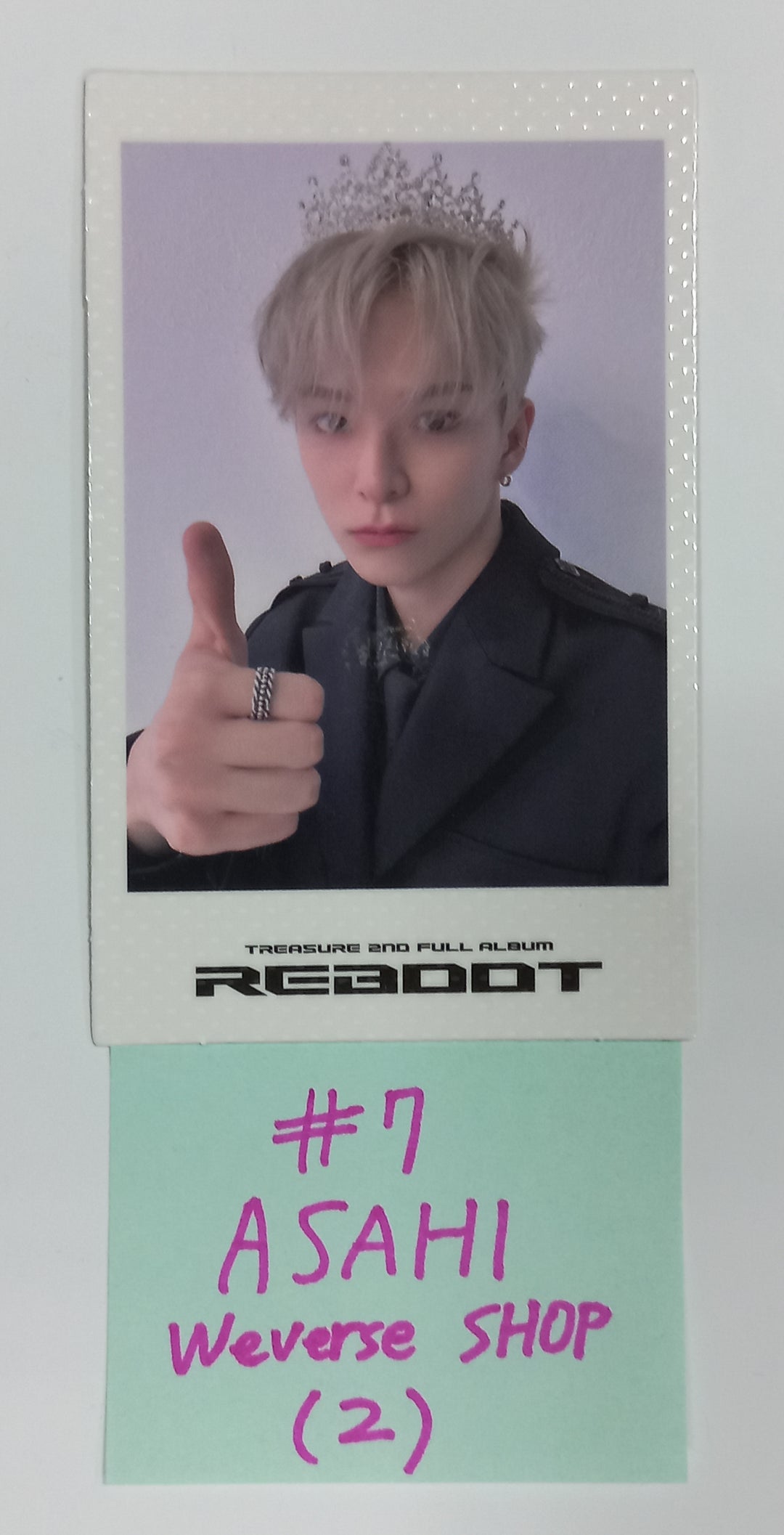 Treasure 2nd Full "REBOOT" - Weverse Pre-Order Benefit Photocard - HALLYUSUPERSTORE