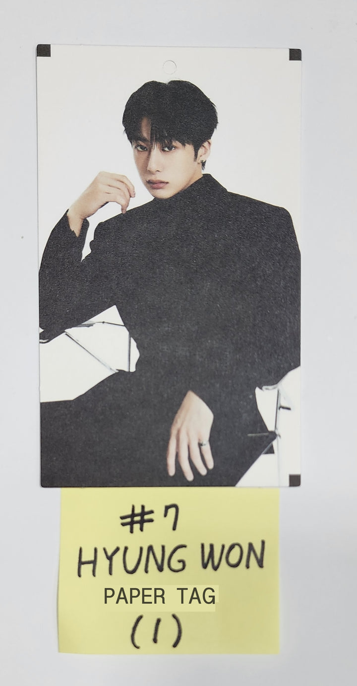 Shownu X Hyungwon "The Unseen" - Official Photocard &amp; Paper Tag - HALLYUSUPERSTORE