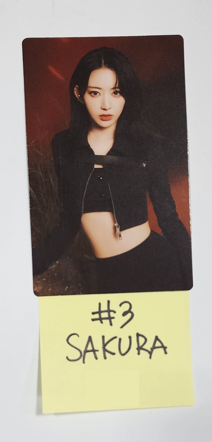 LE SSERAFIM "FLAME RISES" - Mini Photocard (1) [Restocked 8/4] - HALLYUSUPERSTORE