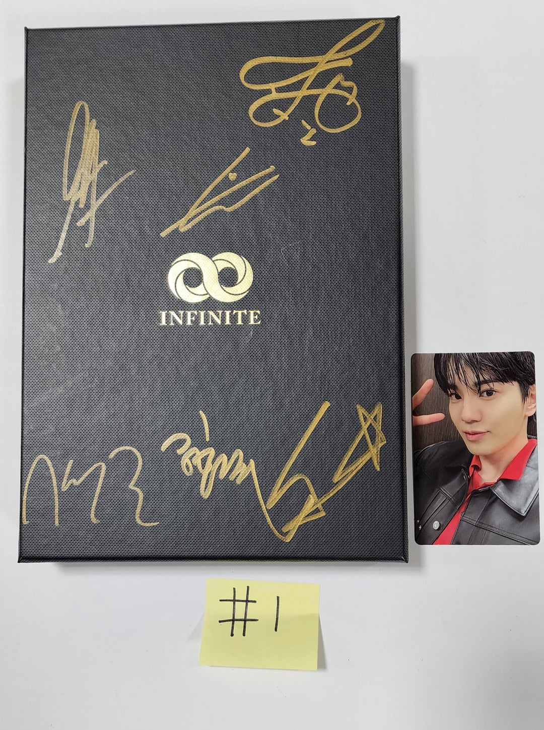 Infinite 7th mini "13egin" - Hand Autographed(Signed) Promo Album - HALLYUSUPERSTORE