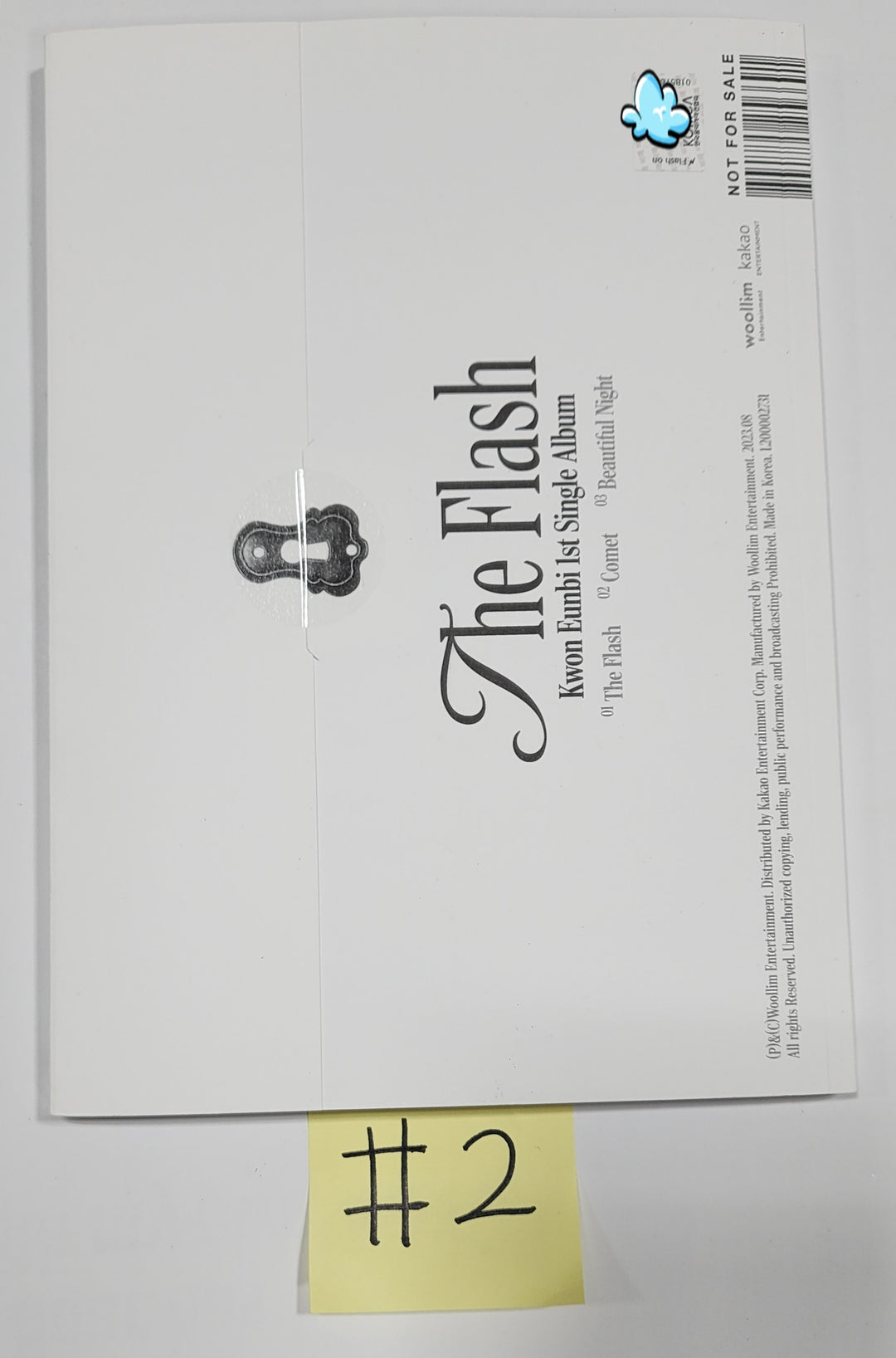 Kwon Eunbi 1st single "The Flash" - Hand Autographed(Signed) Promo Album - HALLYUSUPERSTORE