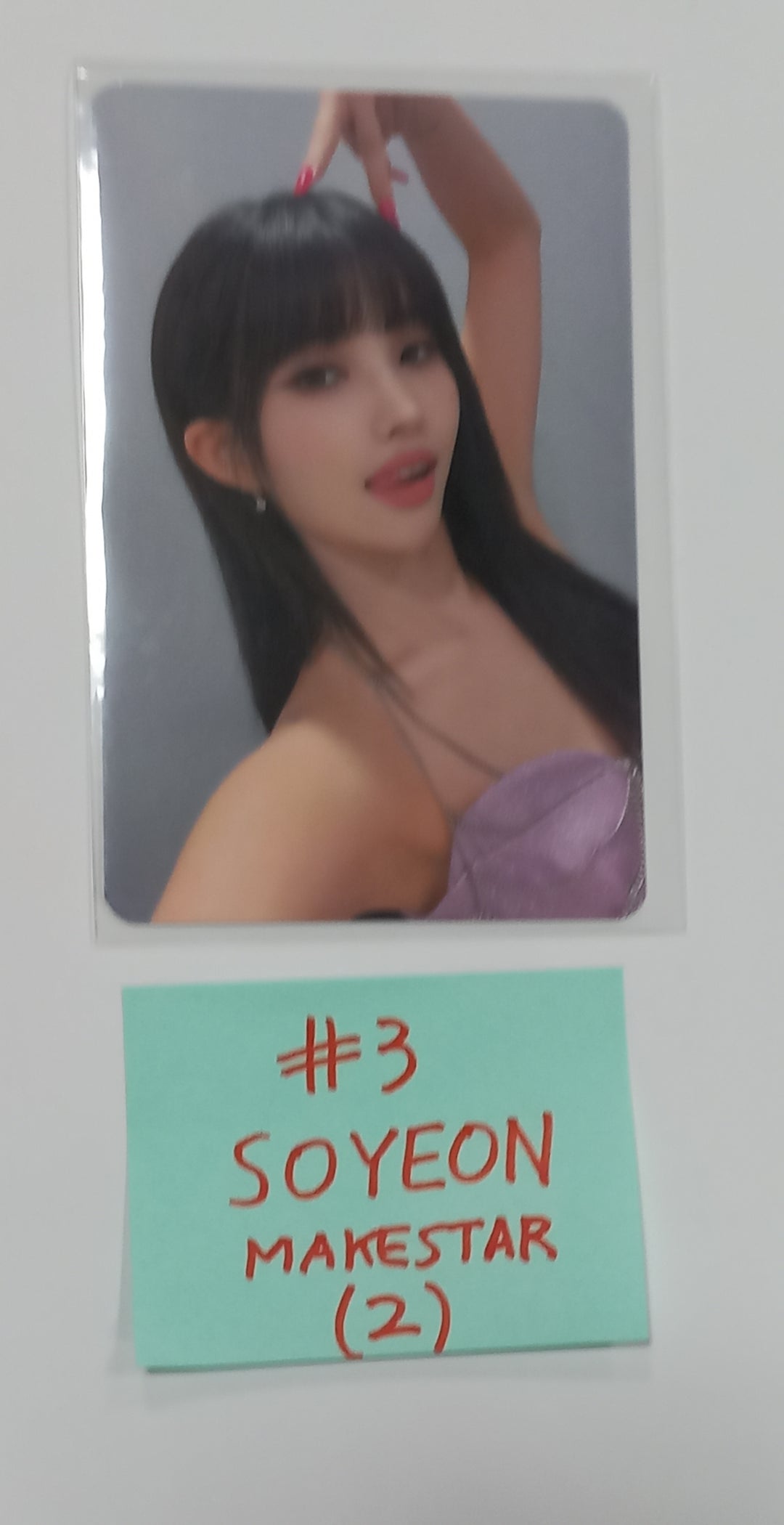 (g) I-DLE "I Feel" - Makestar Fansign Event Photocard Round 4 [POCAALBUM VER.] - HALLYUSUPERSTORE