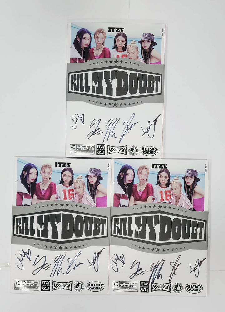 Itzy "Kill My Doubt" - Hand Autographed(Signed) Promo Album - HALLYUSUPERSTORE
